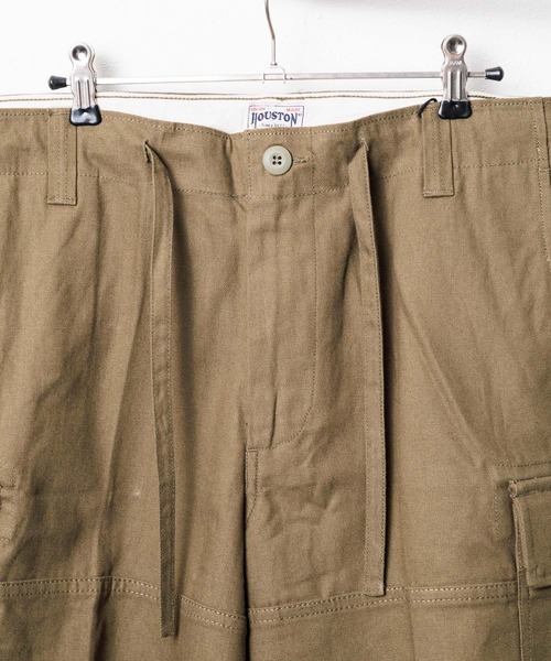 HOUSTON(ヒューストン)の「★HOUSTON / ヒューストン★BIG CARGO SHORTS / ビッグカーゴショーツ(カーゴパンツ・メンズ・オリーブ/ブラック・X-LARGE/LARGE/SMALL/MEDIUM)」の6枚目の写真