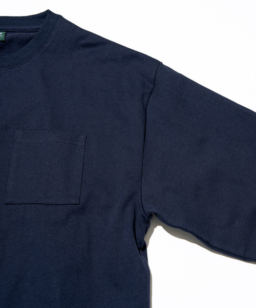 VENCEEXCHANGE(ヴァンスエクスチェンジ)の「ヘビーウェイト天竺ロンT(Tシャツ/カットソー・メンズ・ホワイト/グレー/ブラック/ネイビー・M/L)」の11枚目の写真