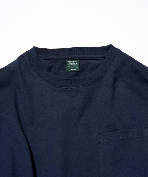 VENCEEXCHANGE(ヴァンスエクスチェンジ)の「ヘビーウェイト天竺ロンT(Tシャツ/カットソー・メンズ・ホワイト/グレー/ブラック/ネイビー・M/L)」の10枚目の写真