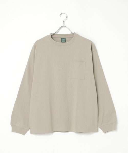 VENCEEXCHANGE(ヴァンスエクスチェンジ)の「ヘビーウェイト天竺ロンT(Tシャツ/カットソー・メンズ・ホワイト/グレー/ブラック/ネイビー・M/L)」の6枚目の写真