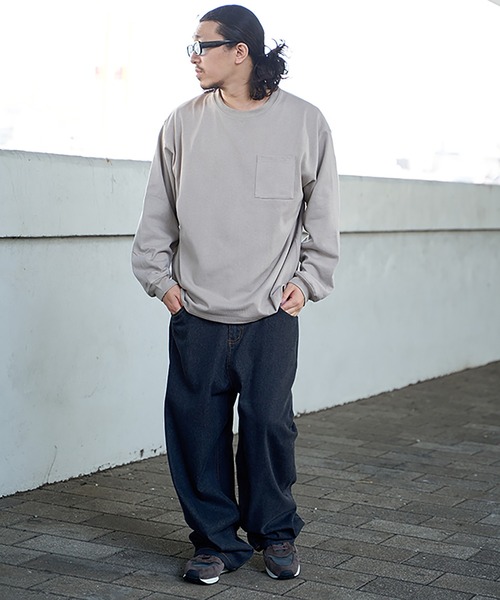 VENCEEXCHANGE(ヴァンスエクスチェンジ)の「ヘビーウェイト天竺ロンT(Tシャツ/カットソー・メンズ・ホワイト/グレー/ブラック/ネイビー・M/L)」の22枚目の写真