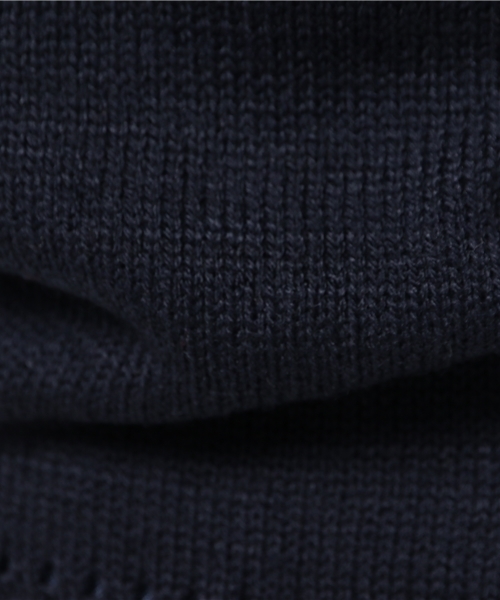 SEVENDAYS=SUNDAY（セブンデイズサンデイ）の「アイレット入　プルオーバー（ニット/セーター・レディース・モカ/オフホワイト/杢グレー/ネイビー・LARGE/MEDIUM）」の10枚目の写真