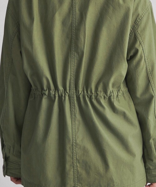 green label relaxing(グリーンレーベルリラクシング)の「<at ease>ファティーグ ジャケット(ミリタリージャケット・レディース・オリーブ・FREE)」の2枚目の写真