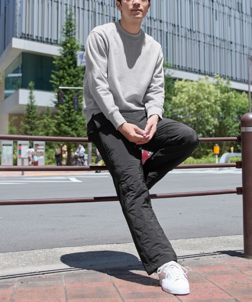 BODY WILD（ボディーワイルド）の「BODY WILD/ボディワイルド トレーナー 綿100％ コットン裏毛（スウェット・メンズ・杢グレー/ブラック・MEDIUM/LARGE）」の2枚目の写真