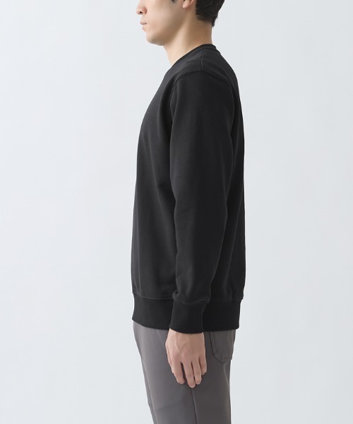 BODY WILD（ボディーワイルド）の「BODY WILD/ボディワイルド トレーナー 綿100％ コットン裏毛（スウェット・メンズ・杢グレー/ブラック・MEDIUM/LARGE）」の11枚目の写真