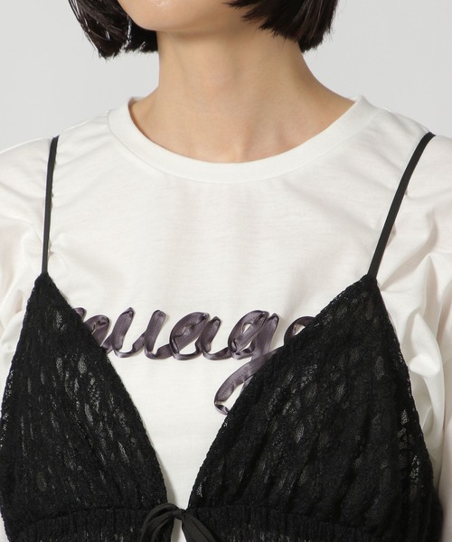 LAKOLE(ラコレ)の「レースキャミワンピース / 206805(ワンピース・レディース・ブラック/オフホワイト・FREE)」の14枚目の写真