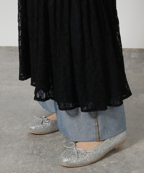 LAKOLE(ラコレ)の「レースキャミワンピース / 206805(ワンピース・レディース・ブラック/オフホワイト・FREE)」の16枚目の写真