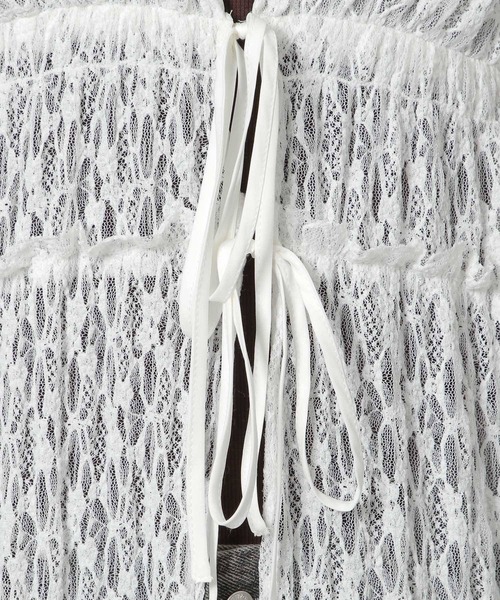 LAKOLE(ラコレ)の「レースキャミワンピース / 206805(ワンピース・レディース・ブラック/オフホワイト・FREE)」の18枚目の写真
