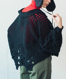 ORIENT MILLINERY | ≪HAND KNIT≫ Flower Crochet Balloon Sleeve Cardigan | フラワークロッシェ バルーンスリーブカーディガン(カーディガン/ボレロ)