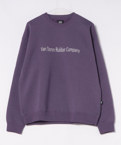 VANS ヴァンズ M EMB LETTERED C SWT スウェットクルー 124K1042200 ABC-MART限定 GRAPE（スウェット）｜VANS（バンズ）