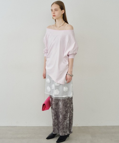 yae（ヤエ）の「Rose pattern camisole dress / ローズパターンキャミソールドレス（ワンピース・レディース・ホワイト・FREE）」の16枚目の写真