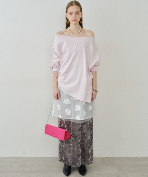 yae（ヤエ）の「Rose pattern camisole dress / ローズパターンキャミソールドレス（ワンピース・レディース・ホワイト・FREE）」の15枚目の写真