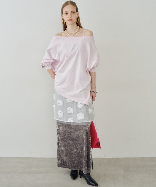 yae（ヤエ）の「Rose pattern camisole dress / ローズパターンキャミソールドレス（ワンピース・レディース・ホワイト・FREE）」の18枚目の写真