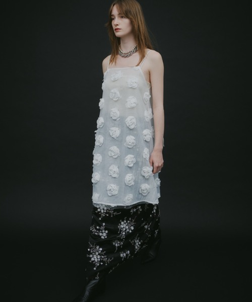 Rose pattern camisole dress / ローズパターンキャミソール