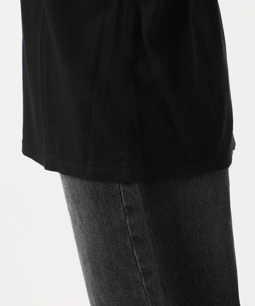JOURNAL STANDARD(ジャーナルスタンダード)の「《追加3》クルーネックシアーロングTシャツ(Tシャツ/カットソー・レディース・ストーン/ブラック/ホワイト/チャコールグレー・FREE)」の13枚目の写真