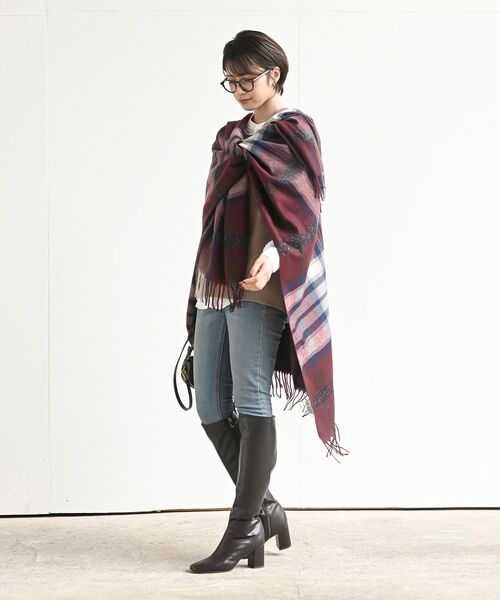 ヒロミページ・CHANELノベルティ大判ストール 25C》CHANEL シャネル ストール マフラー (CHANEL/マフラー