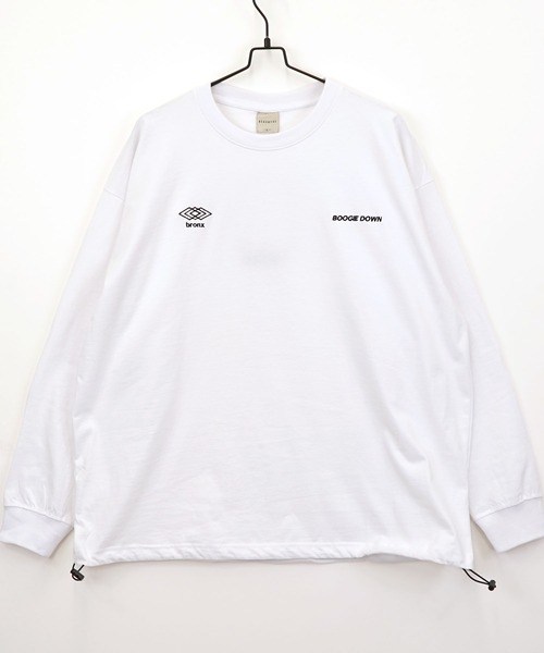 Burner(バーナー)の「【GROOVY STORE】ヘビーウエイト ドローコードロングスリーブTシャツ(Tシャツ/カットソー・メンズ・ブラック/ホワイト/スミクロ/モカ・M/L/LL)」の2枚目の写真