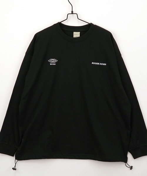 Burner(バーナー)の「【GROOVY STORE】ヘビーウエイト ドローコードロングスリーブTシャツ(Tシャツ/カットソー・メンズ・ブラック/ホワイト/スミクロ/モカ・M/L/LL)」の1枚目の写真