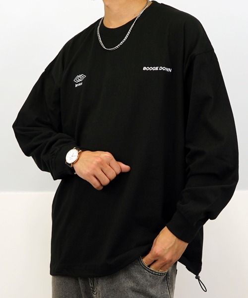 Burner(バーナー)の「【GROOVY STORE】ヘビーウエイト ドローコードロングスリーブTシャツ(Tシャツ/カットソー・メンズ・ブラック/ホワイト/スミクロ/モカ・M/L/LL)」の13枚目の写真
