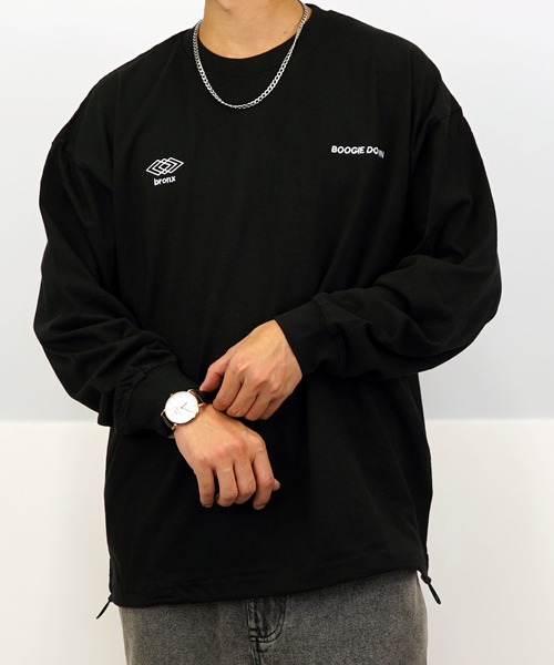 Burner(バーナー)の「【GROOVY STORE】ヘビーウエイト ドローコードロングスリーブTシャツ(Tシャツ/カットソー・メンズ・ブラック/ホワイト/スミクロ/モカ・M/L/LL)」の14枚目の写真