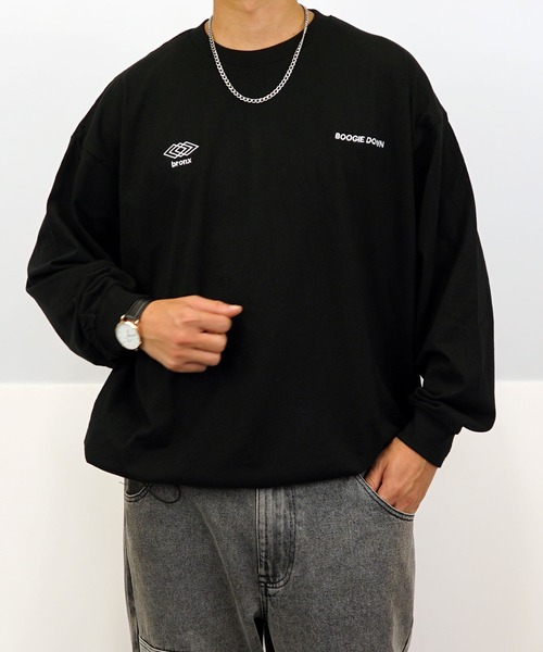Burner(バーナー)の「【GROOVY STORE】ヘビーウエイト ドローコードロングスリーブTシャツ(Tシャツ/カットソー・メンズ・ブラック/ホワイト/スミクロ/モカ・M/L/LL)」の16枚目の写真