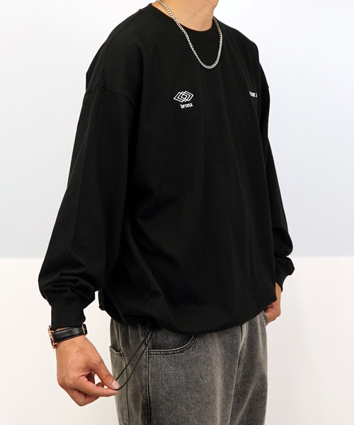 Burner(バーナー)の「【GROOVY STORE】ヘビーウエイト ドローコードロングスリーブTシャツ(Tシャツ/カットソー・メンズ・ブラック/ホワイト/スミクロ/モカ・M/L/LL)」の17枚目の写真
