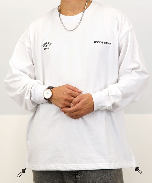 Burner(バーナー)の「【GROOVY STORE】ヘビーウエイト ドローコードロングスリーブTシャツ(Tシャツ/カットソー・メンズ・ブラック/ホワイト/スミクロ/モカ・M/L/LL)」の5枚目の写真
