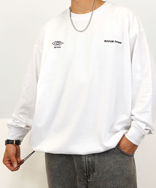 Burner(バーナー)の「【GROOVY STORE】ヘビーウエイト ドローコードロングスリーブTシャツ(Tシャツ/カットソー・メンズ・ブラック/ホワイト/スミクロ/モカ・M/L/LL)」の8枚目の写真
