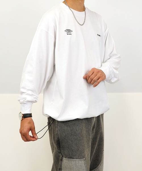 Burner(バーナー)の「【GROOVY STORE】ヘビーウエイト ドローコードロングスリーブTシャツ(Tシャツ/カットソー・メンズ・ブラック/ホワイト/スミクロ/モカ・M/L/LL)」の9枚目の写真