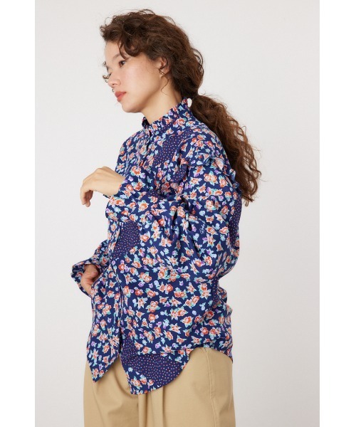 RODEO CROWNS WIDE BOWL(ロデオクラウンズワイドボウル)の「floral ブラウス(シャツ/ブラウス・レディース・レッド系その他/ブルー系その他3・FREE)」の10枚目の写真