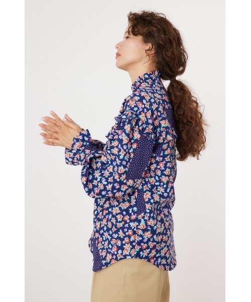 RODEO CROWNS WIDE BOWL(ロデオクラウンズワイドボウル)の「floral ブラウス(シャツ/ブラウス・レディース・レッド系その他/ブルー系その他3・FREE)」の11枚目の写真