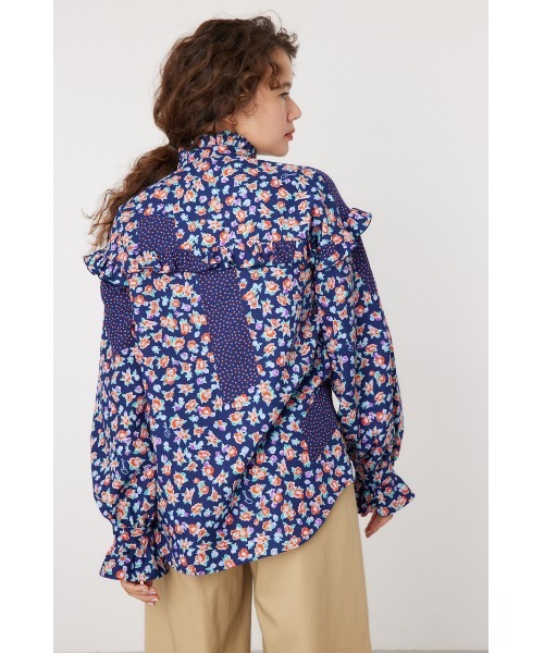 RODEO CROWNS WIDE BOWL(ロデオクラウンズワイドボウル)の「floral ブラウス(シャツ/ブラウス・レディース・レッド系その他/ブルー系その他3・FREE)」の12枚目の写真