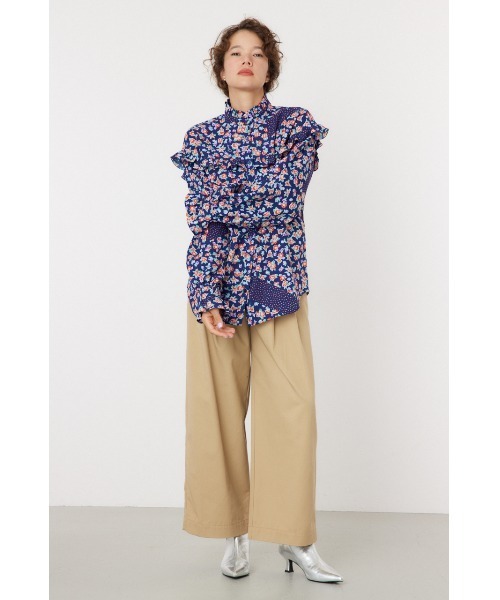 RODEO CROWNS WIDE BOWL(ロデオクラウンズワイドボウル)の「floral ブラウス(シャツ/ブラウス・レディース・レッド系その他/ブルー系その他3・FREE)」の13枚目の写真
