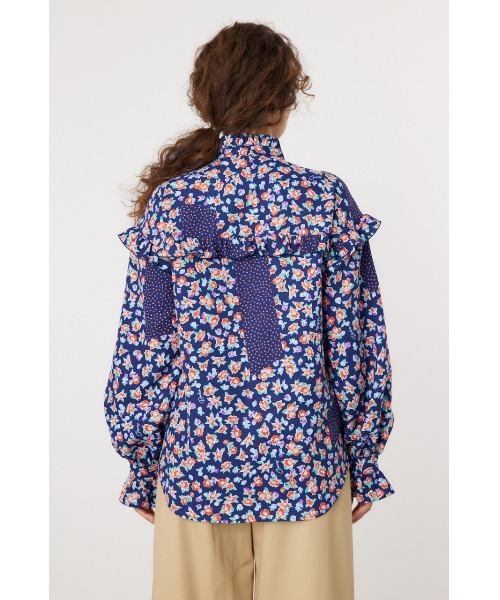 RODEO CROWNS WIDE BOWL(ロデオクラウンズワイドボウル)の「floral ブラウス(シャツ/ブラウス・レディース・レッド系その他/ブルー系その他3・FREE)」の17枚目の写真