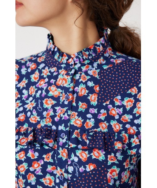 RODEO CROWNS WIDE BOWL(ロデオクラウンズワイドボウル)の「floral ブラウス(シャツ/ブラウス・レディース・レッド系その他/ブルー系その他3・FREE)」の18枚目の写真