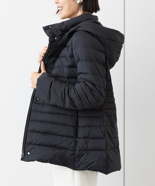 美品　カステルバジャック 総柄 ダウンジャケット　2way 黒　2 美品 カステルバジャック 総柄 ダウンジャケット 2way 黒 2 美品