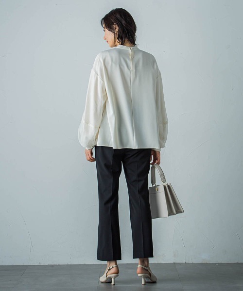 【セール】【WEB＆一部店舗限定】レイヤードバルーンスリーブブラウス（シャツ/ブラウス）｜LAUTREAMONT（ロートレアモン）