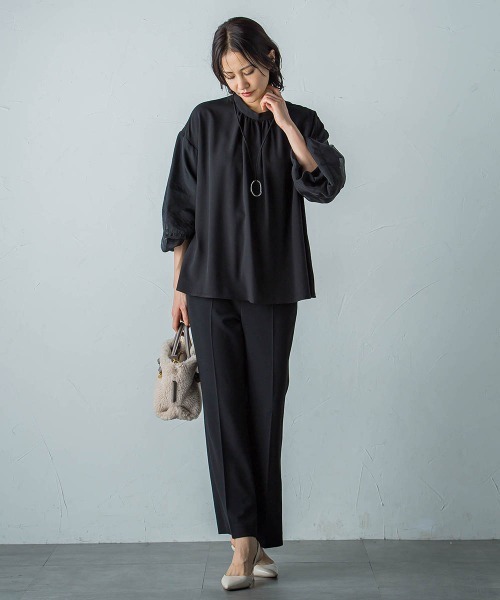 【セール】【WEB＆一部店舗限定】レイヤードバルーンスリーブブラウス（シャツ/ブラウス）｜LAUTREAMONT（ロートレアモン）