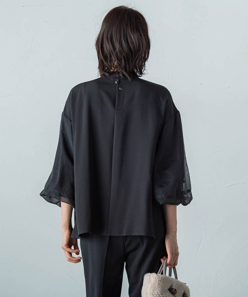 【セール】【WEB＆一部店舗限定】レイヤードバルーンスリーブブラウス（シャツ/ブラウス）｜LAUTREAMONT（ロートレアモン）