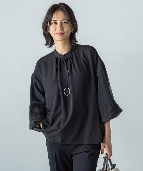 【セール】【WEB＆一部店舗限定】レイヤードバルーンスリーブブラウス（シャツ/ブラウス）｜LAUTREAMONT（ロートレアモン）