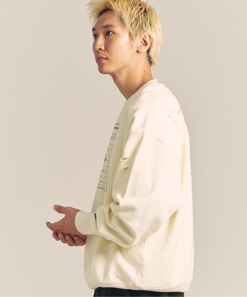 【セール】GA PIG裏毛-BLACK CARD CREW（スウェット）｜GALLIS ADDICTION（ガリスアディクション）