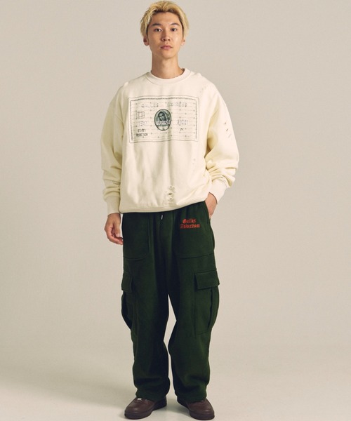 【セール】GA PIG裏毛-BLACK CARD CREW（スウェット）｜GALLIS ADDICTION（ガリスアディクション）