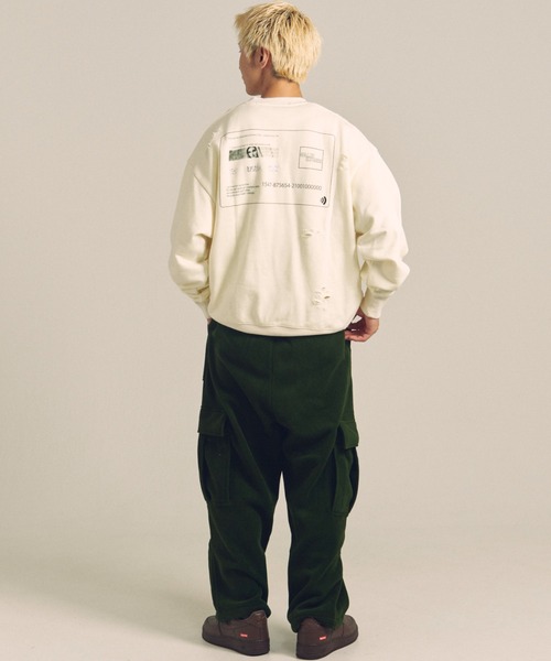 【セール】GA PIG裏毛-BLACK CARD CREW（スウェット）｜GALLIS ADDICTION（ガリスアディクション）