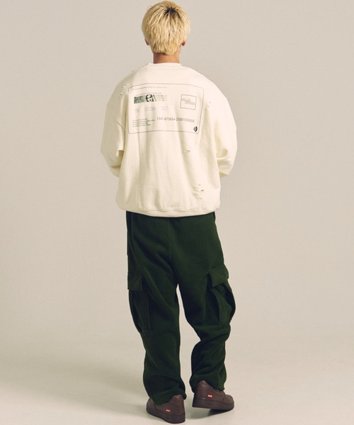 【セール】GA PIG裏毛-BLACK CARD CREW（スウェット）｜GALLIS ADDICTION（ガリスアディクション）