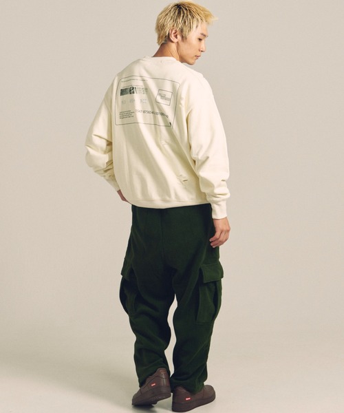 【セール】GA PIG裏毛-BLACK CARD CREW（スウェット）｜GALLIS ADDICTION（ガリスアディクション）