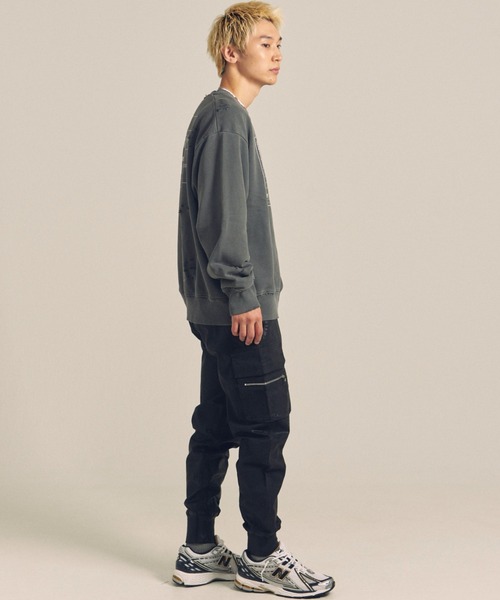 【セール】GA PIG裏毛-BLACK CARD CREW（スウェット）｜GALLIS ADDICTION（ガリスアディクション）