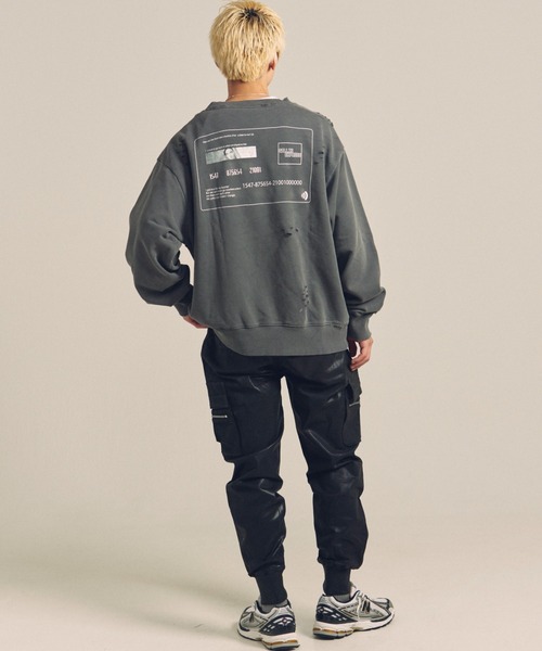 【セール】GA PIG裏毛-BLACK CARD CREW（スウェット）｜GALLIS ADDICTION（ガリスアディクション）