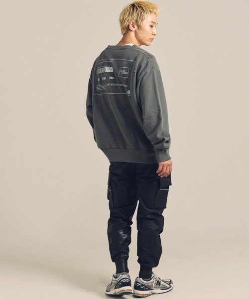 【セール】GA PIG裏毛-BLACK CARD CREW（スウェット）｜GALLIS ADDICTION（ガリスアディクション）