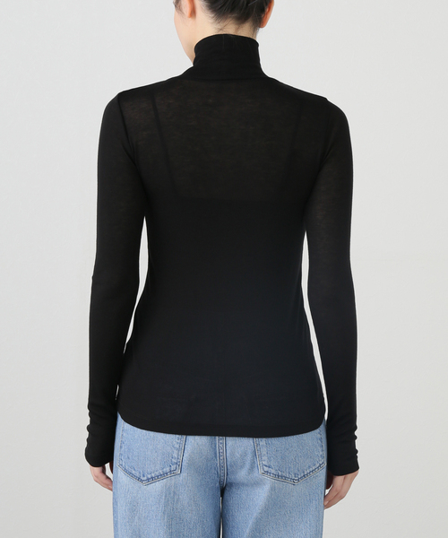 【セール】シアーハイネックプルオーバー（Tシャツ/カットソー）｜U by SPICK&SPAN（ユーバイスピックアンドスパン）