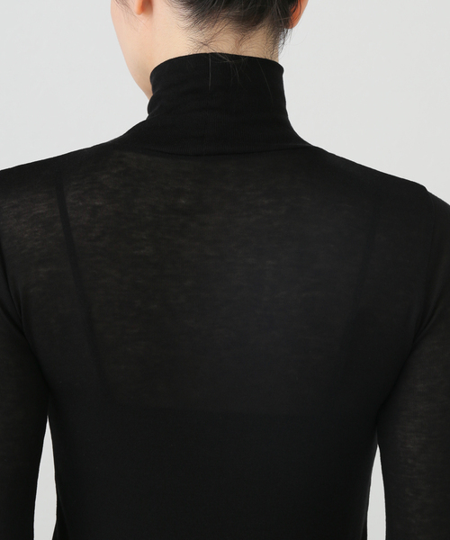 【セール】シアーハイネックプルオーバー（Tシャツ/カットソー）｜U by SPICK&SPAN（ユーバイスピックアンドスパン）